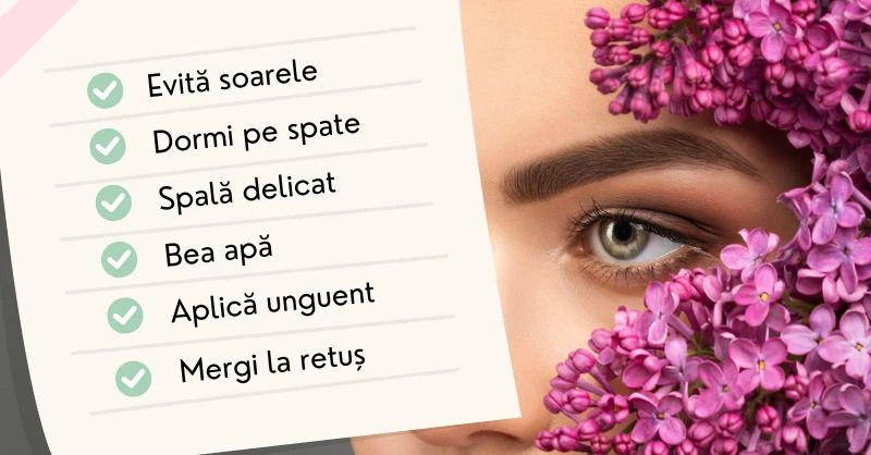 Ce trebuie să faci după tatuajul sprâncenelor - îngrijire și vindecare